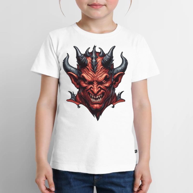 Devil / Hell / Horror / Devilish / Evil Kids Premium Organic T-Shirt
