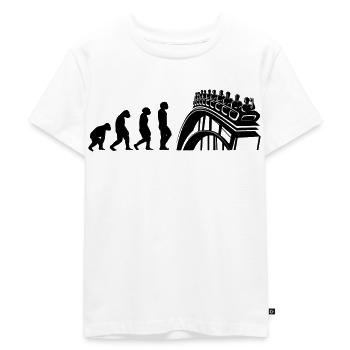 Parc D’attractions, Foire, Fête foraine, Fête foraine - T-shirt Premium bio Enfant - blanc - Devant - Hailey (125cm)