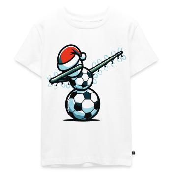Snowman Dabbing Snowman Dab Snowmen - Kids Premium Organic T-Shirt - white - Front - Hailey (125cm)