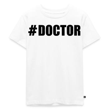#Doctor - Kids Premium Organic T-Shirt - white - Front - Hailey (125cm)