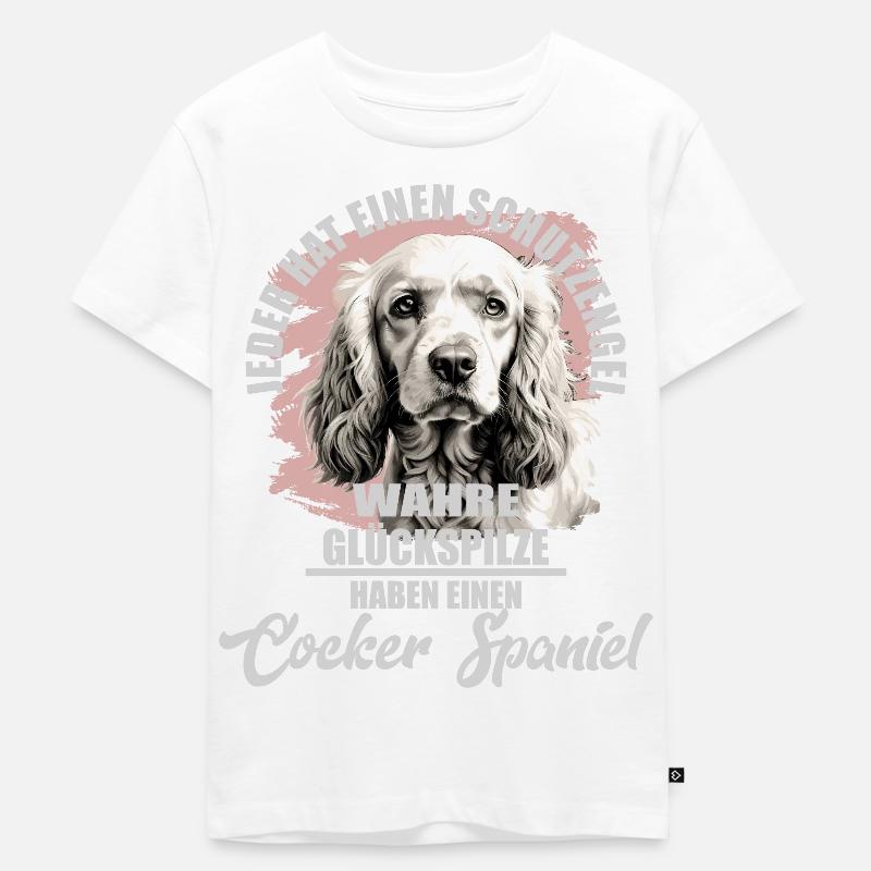 Englischer Cocker Spaniel Spruch - Kinder Premium Bio T-Shirt - Weiß