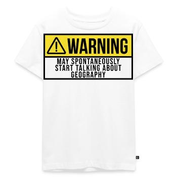 Geography - Kids Premium Organic T-Shirt - white - Front - Hailey (125cm)