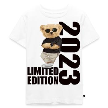 Limited Edition 2023 Bär Bären Geburtstag 2023 - Kinder Premium Bio T-Shirt - Weiß - Vorne - Hailey (125cm)
