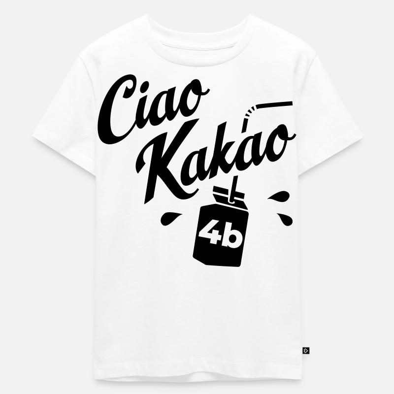 Abschlussklasse 4b - Kinder Premium Bio T-Shirt - Weiß
