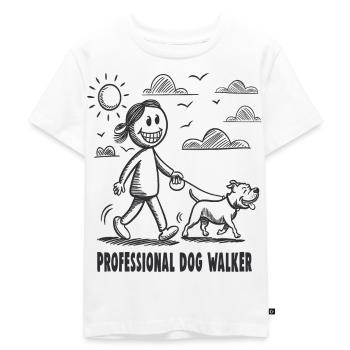 Pitbull Pet Dog Animal Lover - Kids Premium Organic T-Shirt - white - Front - Hailey (125cm)