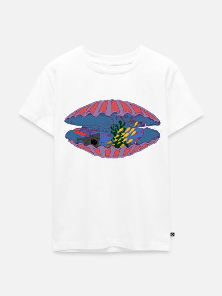 Unterwasserwelt - Kinder Premium Bio T-Shirt - Weiß