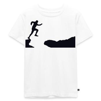 Trail Runner Cross Trail Bergläufer - Kinder Premium Bio T-Shirt - Weiß - Vorne - Hailey (125cm)