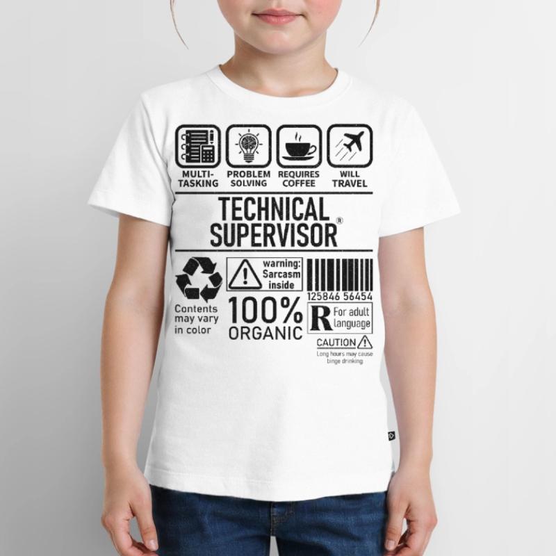 Technical Supervisor multi tasking problem solving Kinder Premium Bio T-Shirt