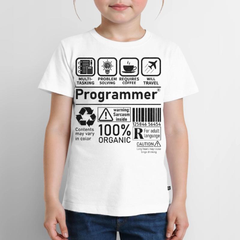 Programmer multi tasking problem solving requires Kids Premium Organic T-Shirt