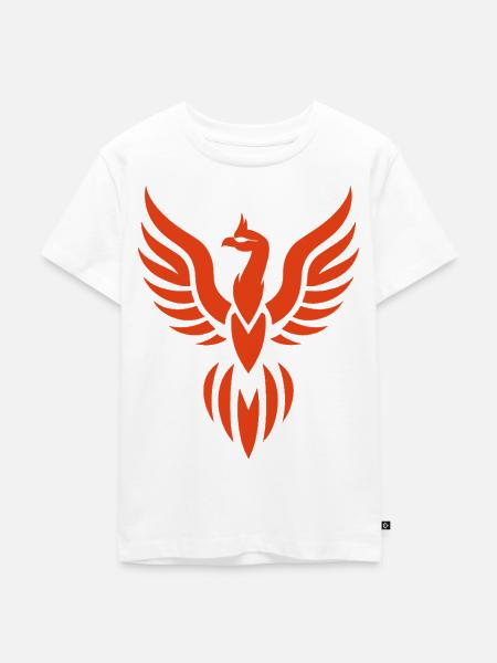 Phönix - Kinder Premium Bio T-Shirt - Weiß
