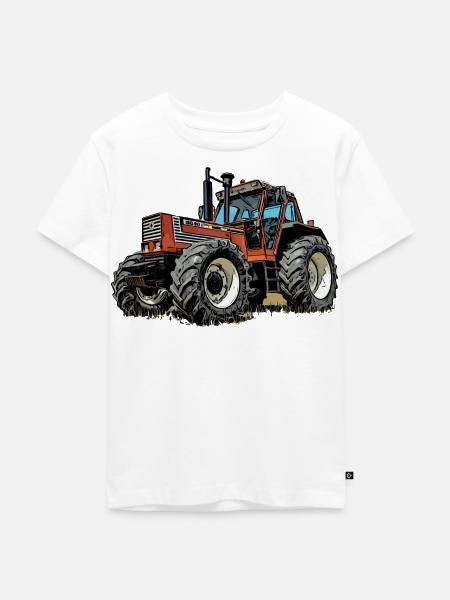 Ackerbeast 100 - Kinder Premium Bio T-Shirt - Weiß