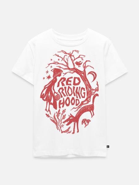 Rotkäppchen Red riding hood - Kinder Premium Bio T-Shirt - Weiß