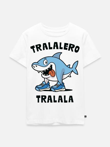 Tralaero Tralala - Kinder Premium Bio T-Shirt - Weiß