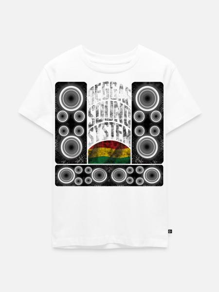 Reggae Sound System Design - Kinder Premium Bio T-Shirt - Weiß