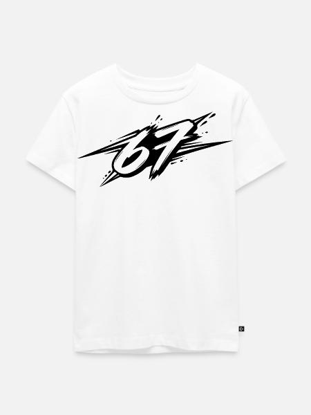 67 / Six Seven - Kinder Premium Bio T-Shirt - Weiß