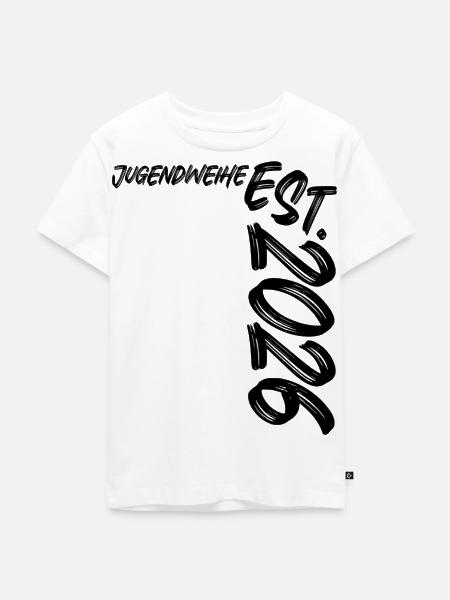 Jugendweihe Est. 2026 - Kinder Premium Bio T-Shirt - Weiß