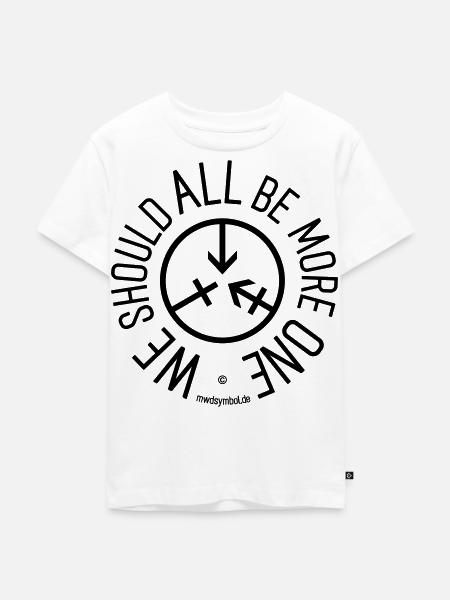 we-should-be-more-one_025c_2026 - Kinder Premium Bio T-Shirt - Weiß