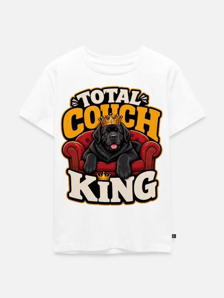 Newfoundland Dog - Kinder Premium Bio T-Shirt - Weiß