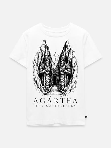 Agartha-Torwächter - Kinder Premium Bio T-Shirt - Weiß