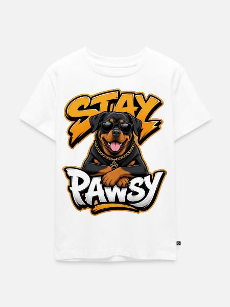 Rottweiler - Kinder Premium Bio T-Shirt - Weiß