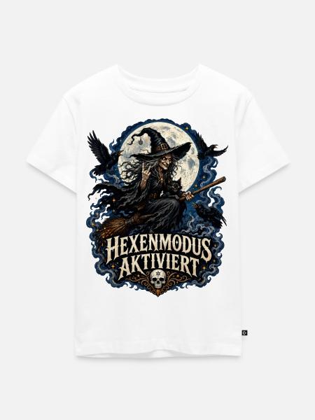 Hexenmodus Aktiviert - Kinder Premium Bio T-Shirt - Weiß