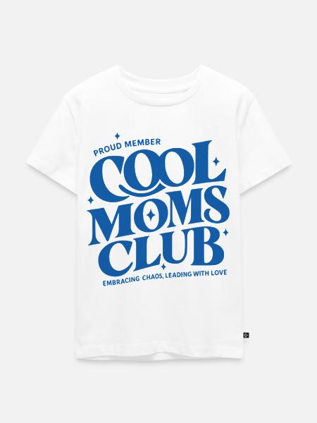 Cool Moms Club - Kinder Premium Bio T-Shirt - Weiß