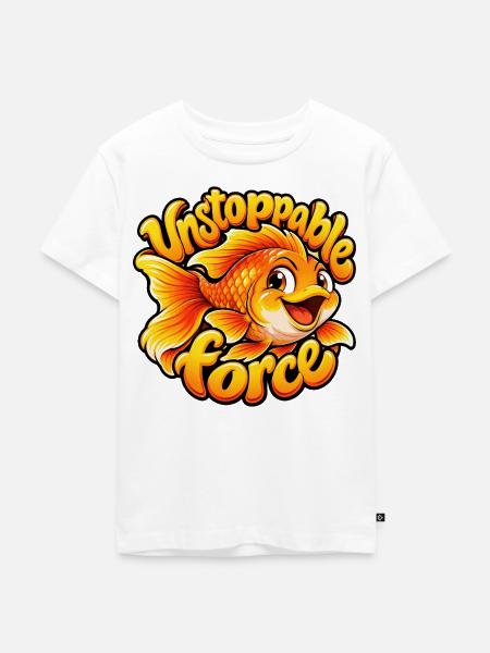 Goldfische - Kinder Premium Bio T-Shirt - Weiß