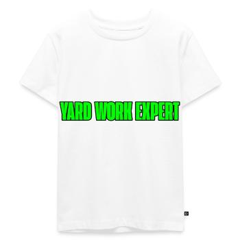 Yard Work Expert 3 - Kids Premium Organic T-Shirt - white - Front - Hailey (125cm)