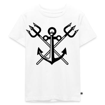 Capitaine - T-shirt Premium bio Enfant - blanc - Devant - Hailey (125cm)