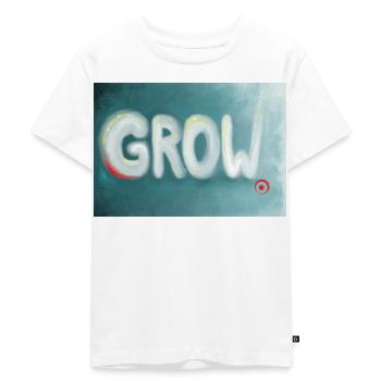 GRANDIR - T-shirt Premium bio Enfant - blanc - Devant - Hailey (125cm)