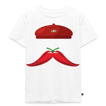 BASQUE - Basque Country - Kids Premium Organic T-Shirt - white - Front - Hailey (125cm)