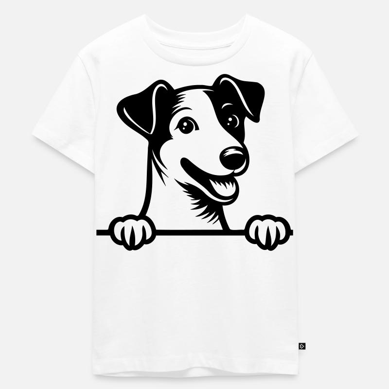 Jack Russel Terrier - T-shirt Premium bio Enfant - blanc