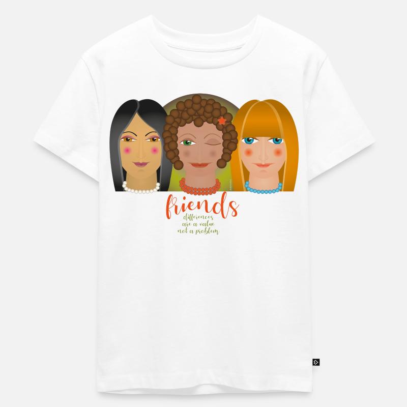 amis - T-shirt Premium bio Enfant - blanc