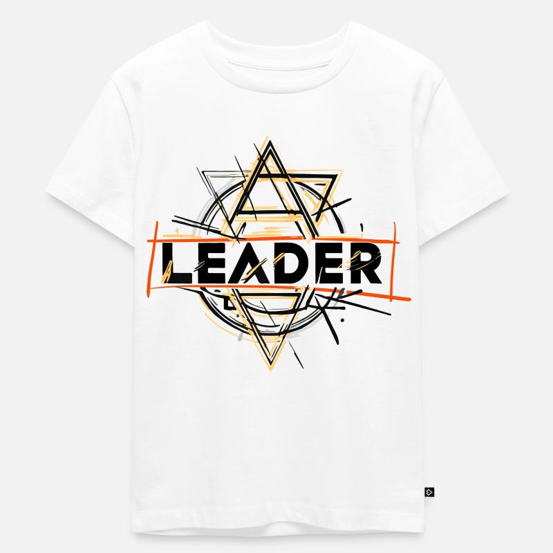 leader - Kinder Premium Bio T-Shirt - Weiß