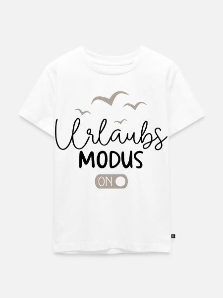 Urlaubsmodus - Kinder Premium Bio T-Shirt - Weiß