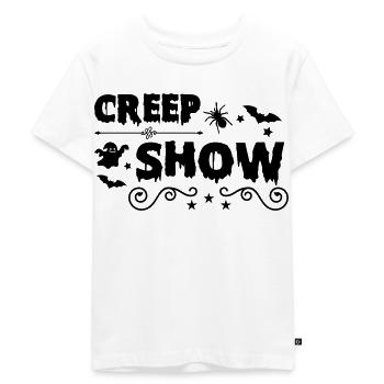 creep show - Kids Premium Organic T-Shirt - white - Front - Hailey (125cm)