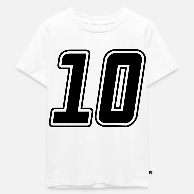 Numéro 10 - T-shirt Premium bio Enfant - blanc