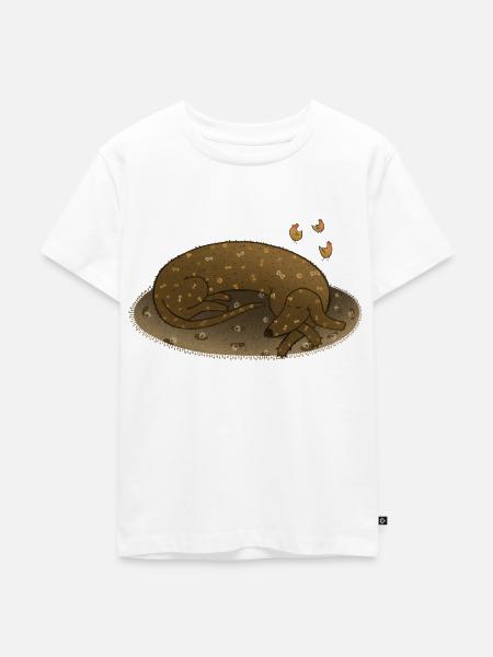 Hund - Kinder Premium Bio T-Shirt - Weiß