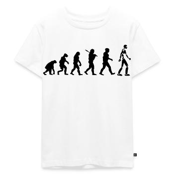 Roboter-Entwicklung - Kinder Premium Bio T-Shirt - Weiß - Vorne - Hailey (125cm)