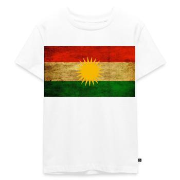 Kurdistan - Kinder Premium Bio T-Shirt - Weiß - Vorne - Hailey (125cm)