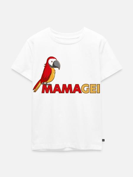 MAMAGEI - Kinder Premium Bio T-Shirt - Weiß