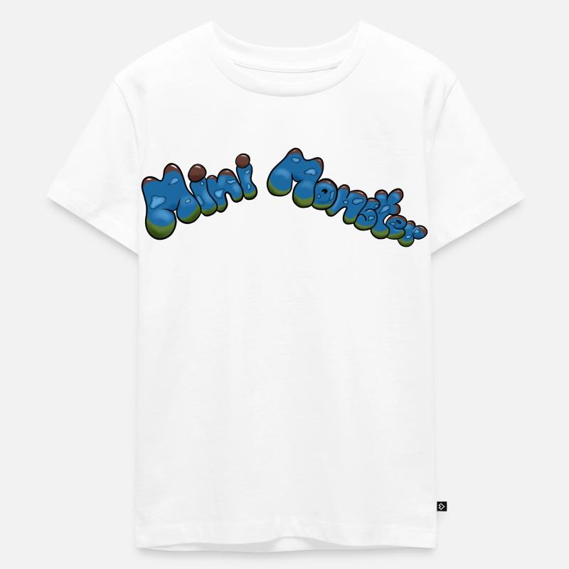 MiniMonster - Kinder Premium Bio T-Shirt - Weiß