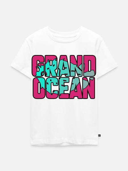 Großer Ozean - Kinder Premium Bio T-Shirt - Weiß