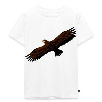 Oiseau Aigle anmut oiseaux de proie - T-shirt Premium bio Enfant - blanc - Devant - Hailey (125cm)