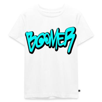 Boomer - Kinder Premium Bio T-Shirt - Weiß - Vorne - Hailey (125cm)
