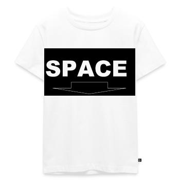 MP Space Original - Kinder Premium Bio T-Shirt - Weiß - Vorne - Hailey (125cm)
