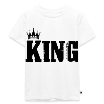 Roi - T-shirt Premium bio Enfant - blanc - Devant - Hailey (125cm)