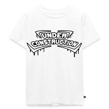 Under Construction - Kinder Premium Bio T-Shirt - Weiß - Vorne - Hailey (125cm)