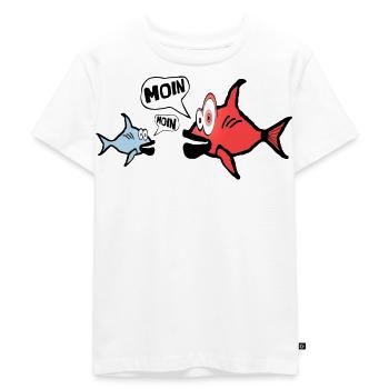 Poisson Moin Basse Allemagne Allemagne du Nord Miesfischieart - T-shirt Premium bio Enfant - blanc - Devant - Hailey (125cm)