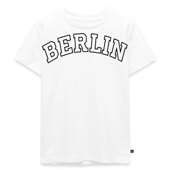 Berlin Arc Kontur - Kinder Premium Bio T-Shirt - Weiß - Vorne - Hailey (125cm)